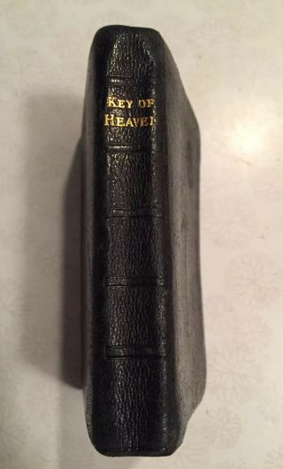 Key Of Heaven 1958 Roman Catholic Prayer Book 3rd Edition Benziger Leather Bound
