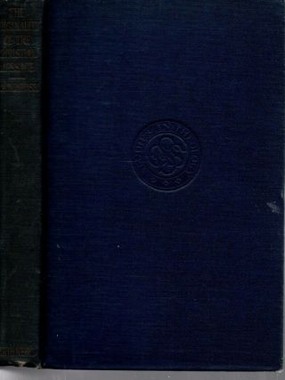 H.  R.  Mackintosh The Originality Of The Christian Message 1920 Hc