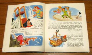 Walt Disney ' s Peter Pan 1953 Great Britain 60 pages RARE 8