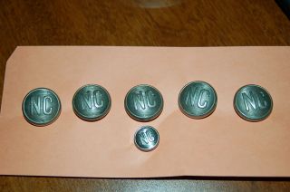 Northern Central Railway Uniform Buttons (6 Total)