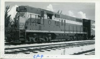 9c261 Rp 1962 Florida East Coast Railroad Locomotive 652 Miami Fl