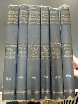 Commentary On The Old And Testaments Matthew Henry All 6 Volumes