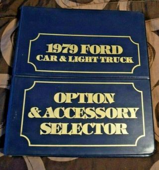 Ford,  1979,  Light Truck & Car,  Options & Accessory Book,  Showroom,  Advertising