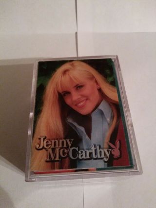 Jenny Mccarthy Playboy Card Set 1998 In Clear Plastic Box Base Set 100 Cards