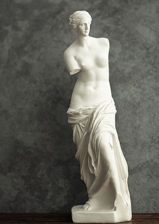 29cm / 11.  4 " Nude Naked Venus De Milo Goddess Resin Statue