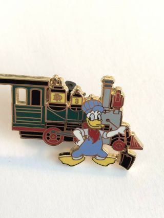 Dlr Disneyland Railroad Mickey And Friends Donald Duck With Fred Disney Pin (b5)