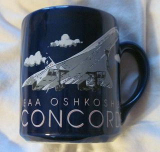 Eaa Oshkosh 85 Concorde Ceramic Coffee Mug Rare