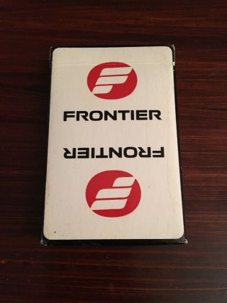 Vintage Frontier Airlines Playing Cards,  Single Deck