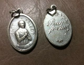 Vintage Matt Talbot Religious Medal Catholic Devotional Medal