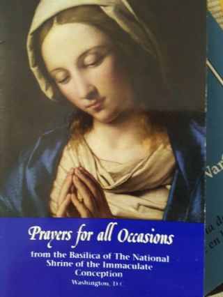 Vtg Christian Book: Prayers For All Occasions,  Basilica,  National Shrine,  2002