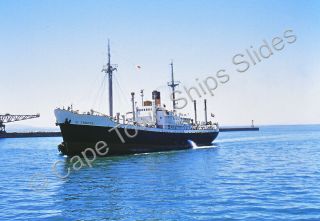 Colour Slide The South African Cargo Ship Frontier Ex Weserstrom