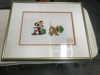 Walt Disney " Mr.  Mouse Takes A Trip " Limited Edition Serigraph Cel