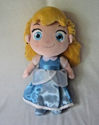Disney Store Cinderella Toddler Plush Doll 12 " Soft &