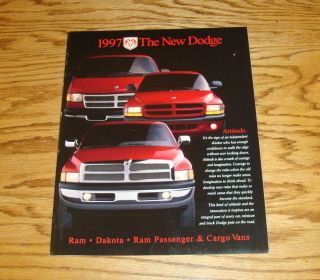 1997 Dodge Truck Full Line Sales Brochure 97 Ram Dakota