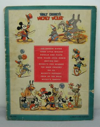 Rare Vintage 1937 Walt Disney 