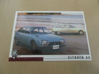 Vintage 1998 Japanese Mcc Trading Card No.  164 Citroen Gs