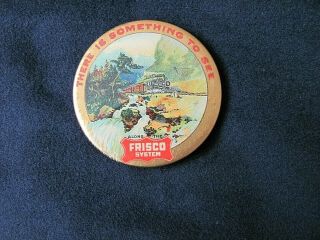 Frisco System Railroad Advertising Mirror