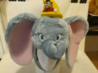 Disney Parks Dumbo Timothy Plush Costume Hat 2