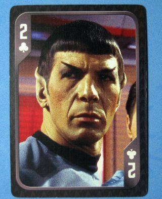 Spock (star Trek) Single Swap Playing Card 2 Of Clubs - 1 Card