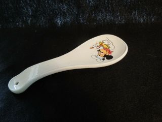 Walt Disney Productions Mickey Mouse Ceramic Spoon Rest Treasure Craft USA 3