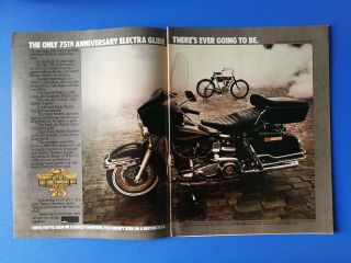 1978 Harley - Davidson 75th Anniversary Electra Glide Motorcycle - Ad