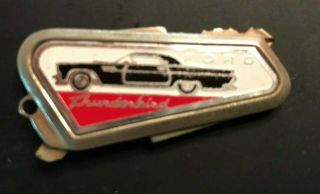 Vintage Ford Thunderbird Key Fob With 2 Folding Keys