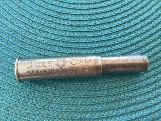Omaha Rubber Co.  Uncle Sam Autombile Supplies Vintage Schrader Tire Gauge 2
