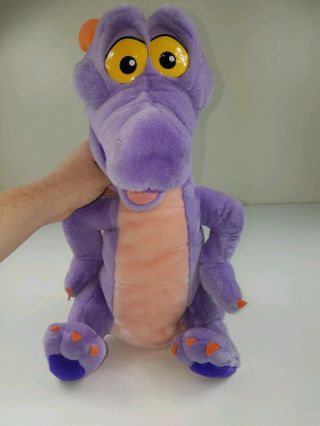 Rare Walt Disney Epcot Figment Dragon Large 19” Hand Puppet Plush W/tags