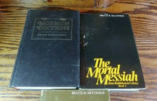 Set of 3 Book by Bruce R.  McConkie - The Mortal Messiah,  Mormon Doctrine - LDS 4