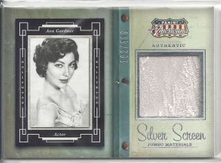 Ava Gardner Jumbo Materials Relic Card 2015 Panini Americana /499 Sj - Ava