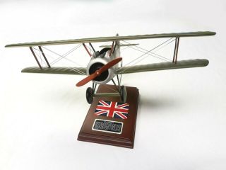 Royal Aircraft Factory S.  E 1:20 Scale Hand Painted Wooden Desktop Model - 62619d