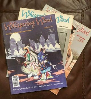 3 Whispering Winds History Arts Crafts Instruction Native America Magazines Lot4