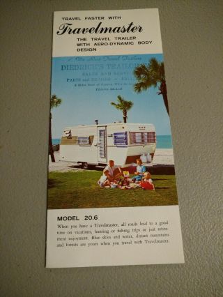 Vintage Sales Brochure: Travelmaster Camper/ Travel Trailers1960 