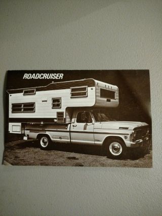 Vintage Sales Brochure: Roadcruiser Camper Tops/ Campers 1960 