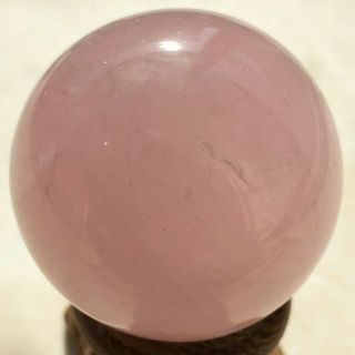 78g Natural Rose Pink Quartz Crystal Sphere Ball Healing P029