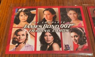 James Bond Complete James Bond Promo Card Set P1 P2 P3