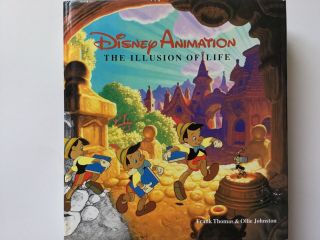 The Illusion Of Life Disney Animation Thomas & Johnston Hard Cover 1st Ed