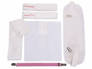Yukata Dressing Small Set Of 6 Mesh Front Plate Mesh Magic Belt D From Japan