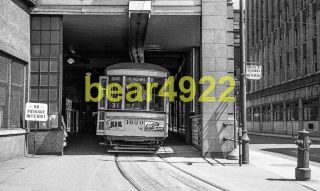 Trolley Negative: Montreal 1620 Terminus Craig (west Loop) Rte 31 St - Henri 1952