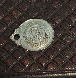 Vintage Michigan Central Railroad Mcrr Key Tag Fob Return Keys Detroit Michigan