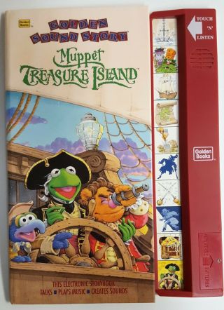 Muppets Treasure Island Golden Sound Story - Play - A - Sound Hardcover Book Htf