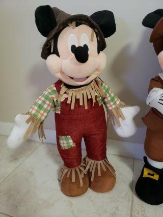 Disney Mickey Mouse Plush Greeters Stuffed Animal Fall Set 2