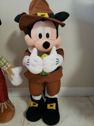 Disney Mickey Mouse Plush Greeters Stuffed Animal Fall Set 3