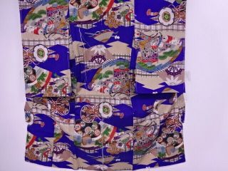 76262 Japanese Kimono / Vintage Kimono For Boys / Treasures & Drum