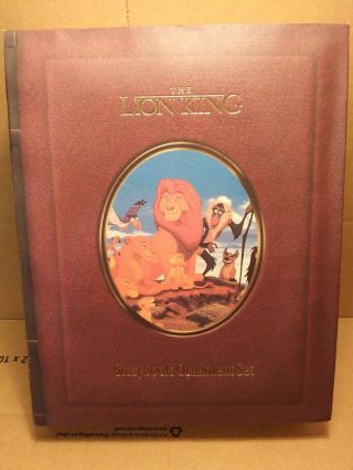 The Lion King Storybook Ornament Set Of 8 Disney Figures