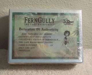 Ferngully The Last Rainforest 2706 Of 3000 Box Of 100 Color Trading Cards