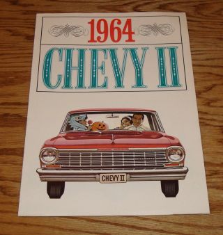 1964 Chevrolet Chevy Ii Sales Brochure 64 Chevy Nova 100 Wagon