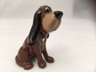 Vintage Hagen Renaker Disney Lady And The Tramp “ Trusty “ Rare Mouth Opening.