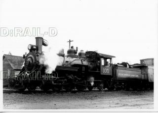 9dd038 Rp 1940s/1980s Oregon American Lumber Co Railroad 2 - 6 - 2 Locomotive 105