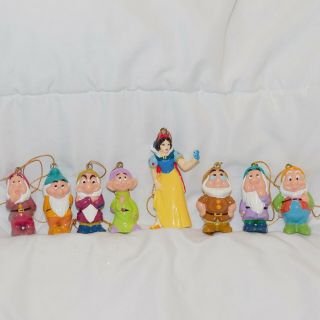 Disney’s Snow White & The Seven Dwarfs Christmas Ornaments Vintage Retro Holiday